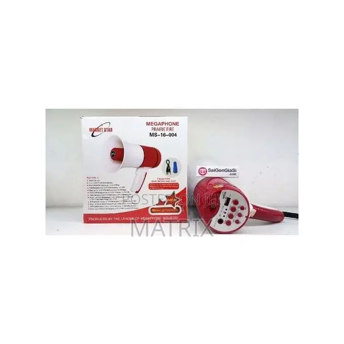 Loudspeaker Megaphone With Recording Reading - Mukalakasa
