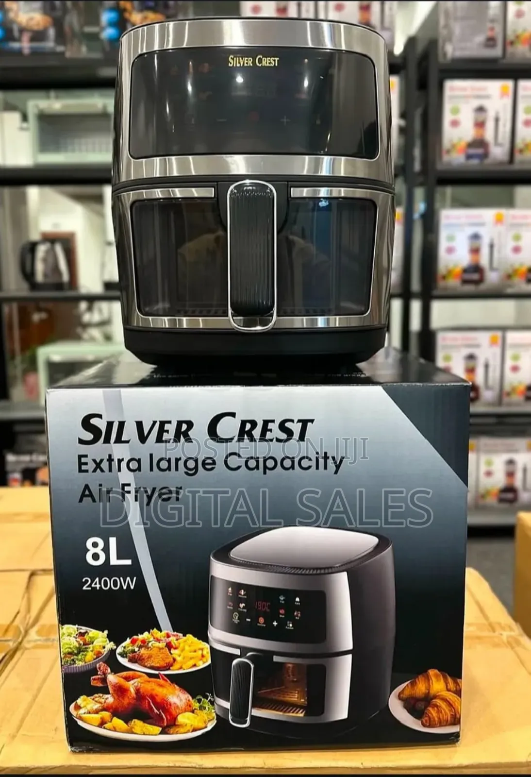 8l Air Fryer. Silvercrest Air Fryer