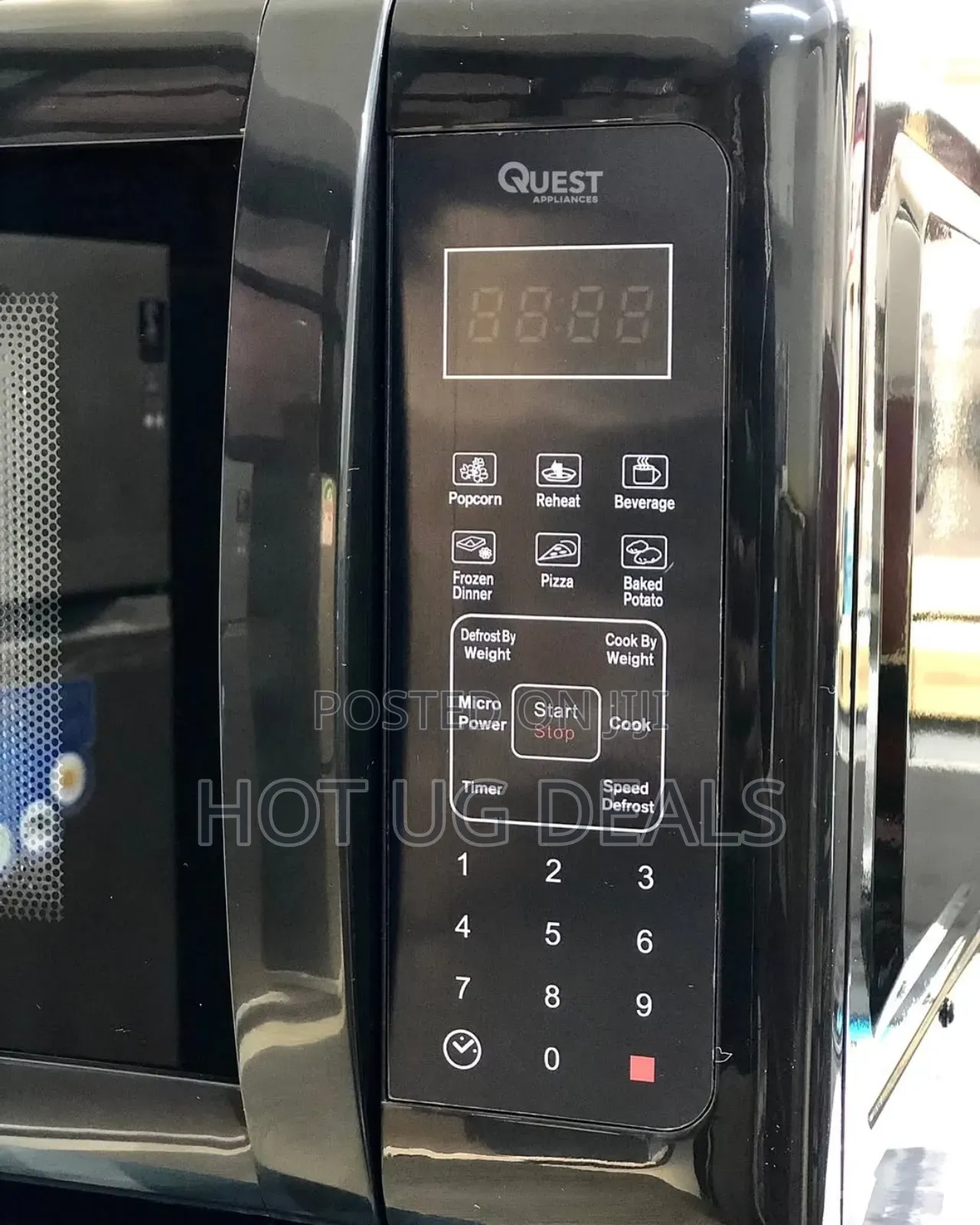 Roch 20l Digital High Tech Mirror Door Microwave Oven -black