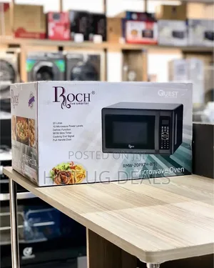 Roch 20l Digital High Tech Mirror Door Microwave Oven -black