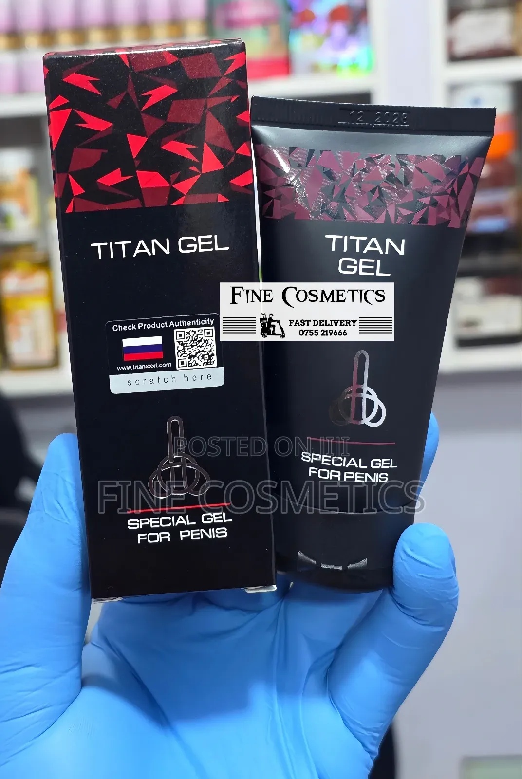 Original Titan Gel, Intimate Penis Enlargement Cream for Men