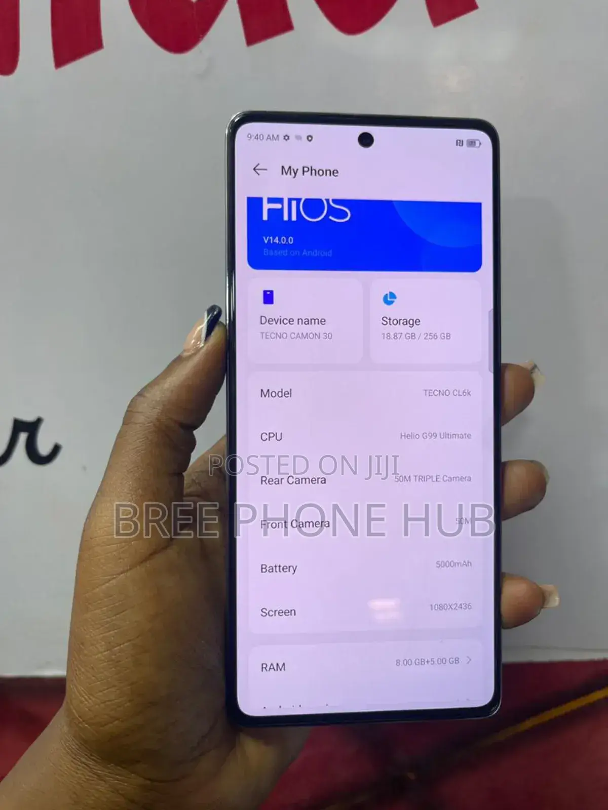 Tecno Camon 30 256 GB White
