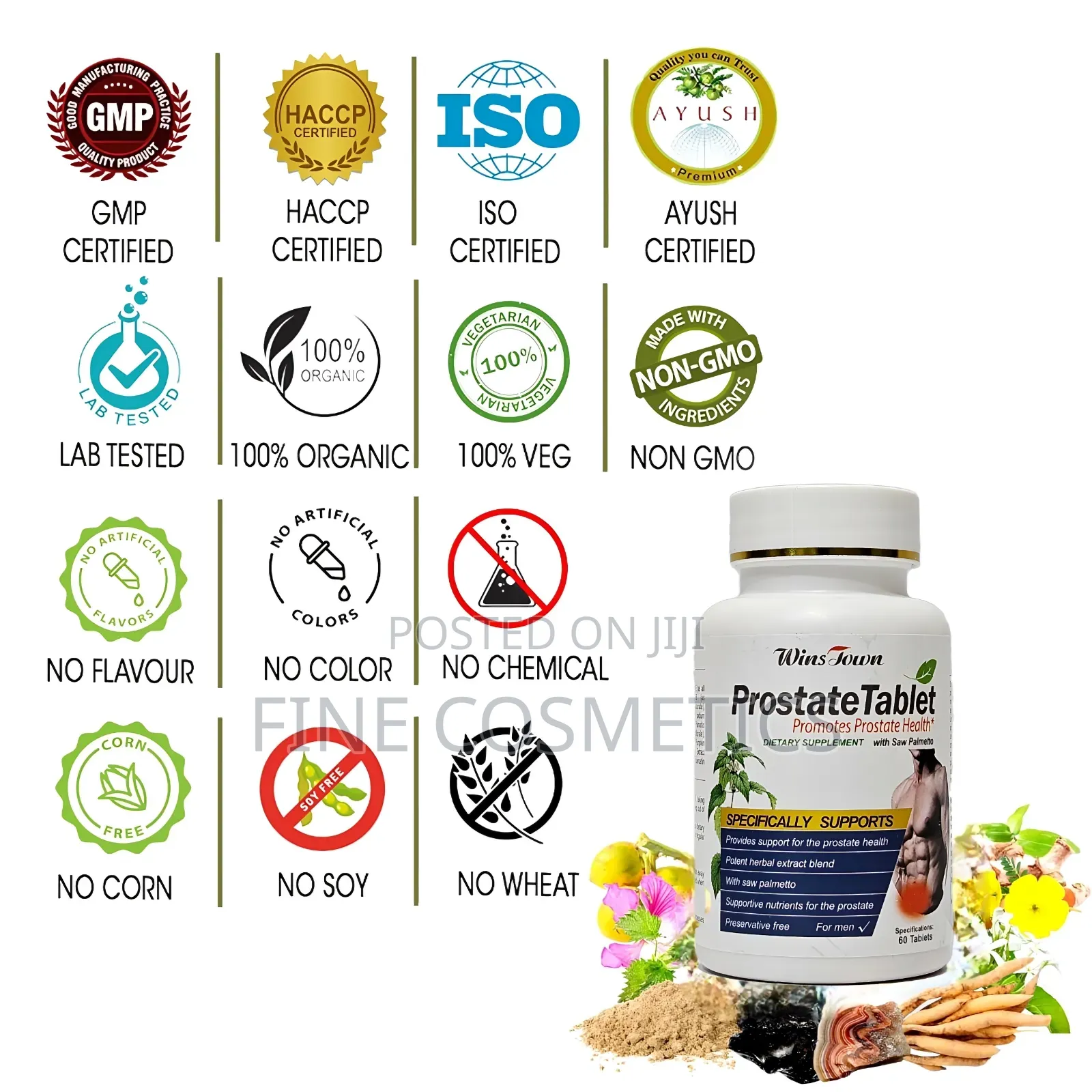 Prostate Tablets, Men's Healthy Enlarged Prostate Care Pills