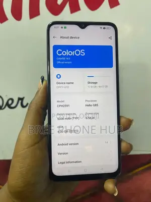 Oppo A18 64 GB Rose Gold