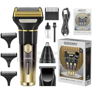 Geemy 3-in-1 Rechargeable Shaver Trimmer Set Model Gm-8065