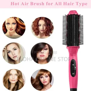 2-in-1 Hair Straightener Brush Comb