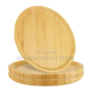 Oval Bamboo Trays 3pcs