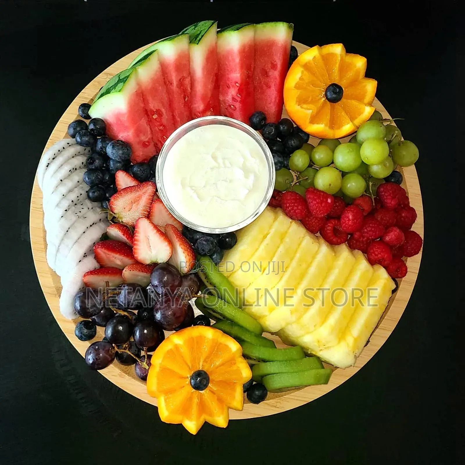 Oval Bamboo Trays 3pcs