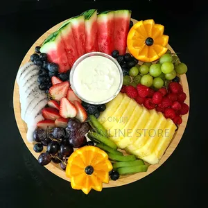 Oval Bamboo Trays 3pcs