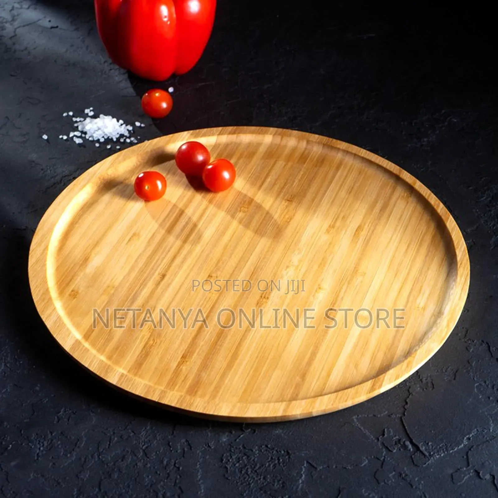 Oval Bamboo Trays 3pcs