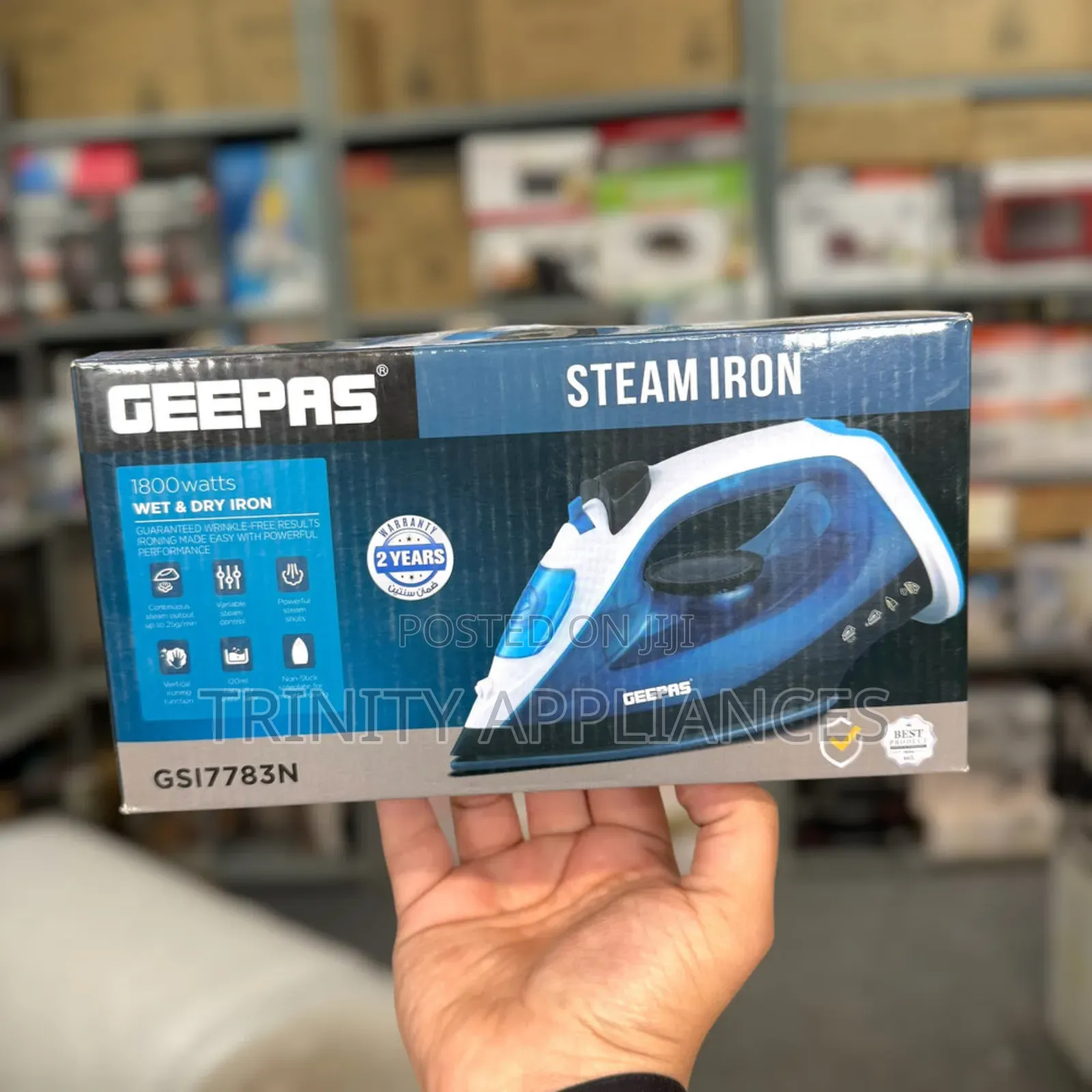 Geepas Steam Iron
Gsi7783