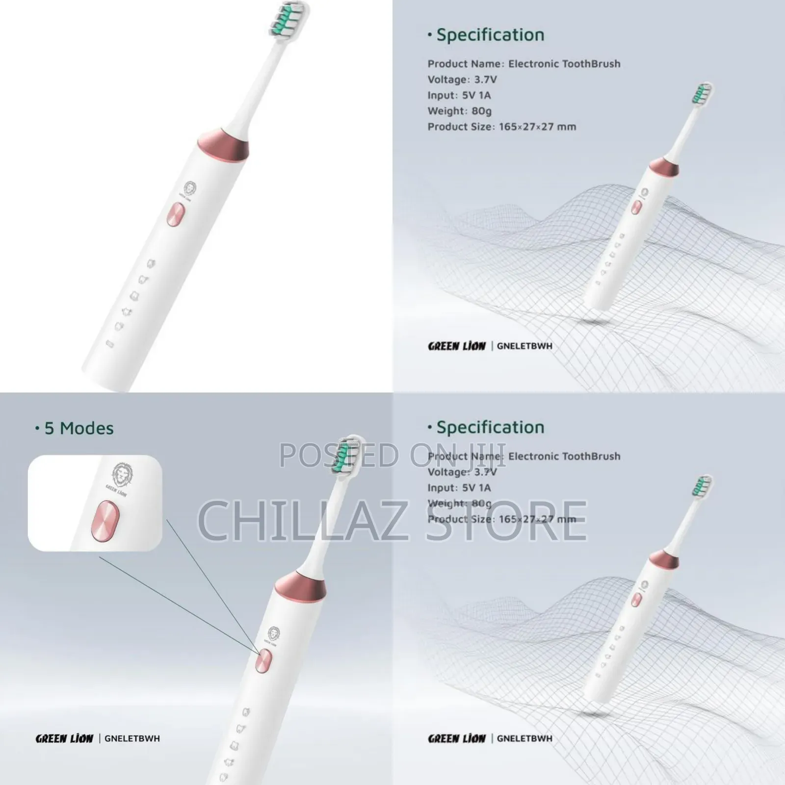 Green Lion Electric Toothbrush.