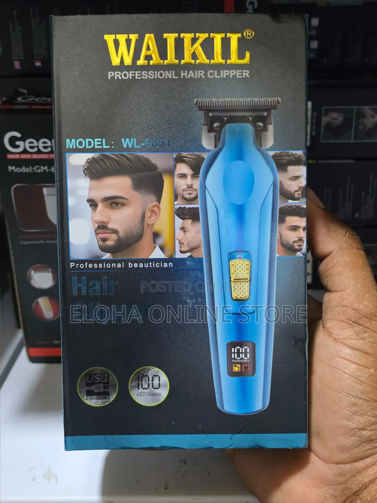 Waikil Wl-9851 Waterproof Body Hair Clipper