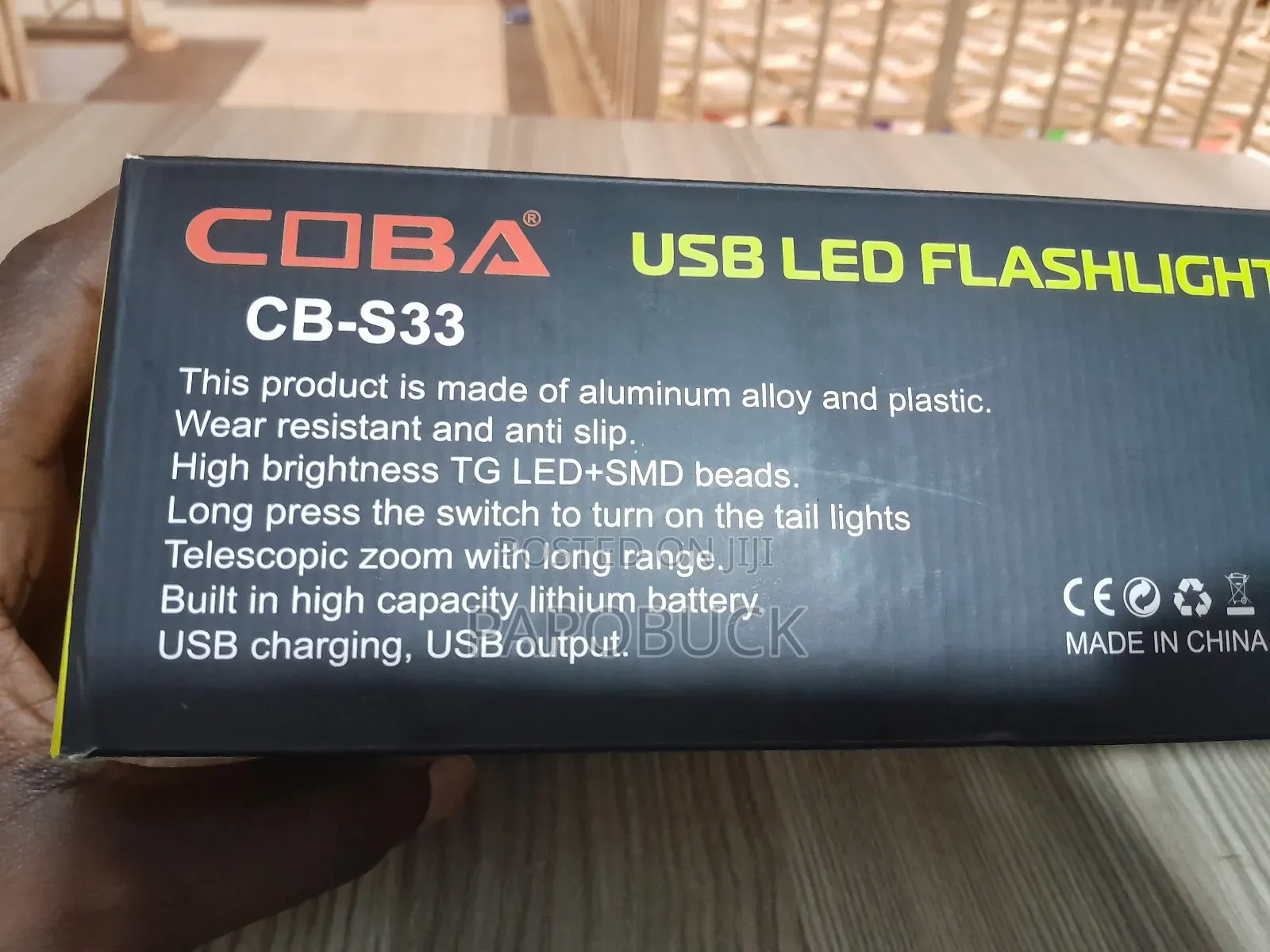 Coba Usb Fast Charging Flashlight