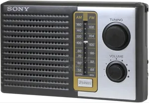 Photo - Sony Icf-F10 Band Fm/Am Portable Battery Transistor Radio