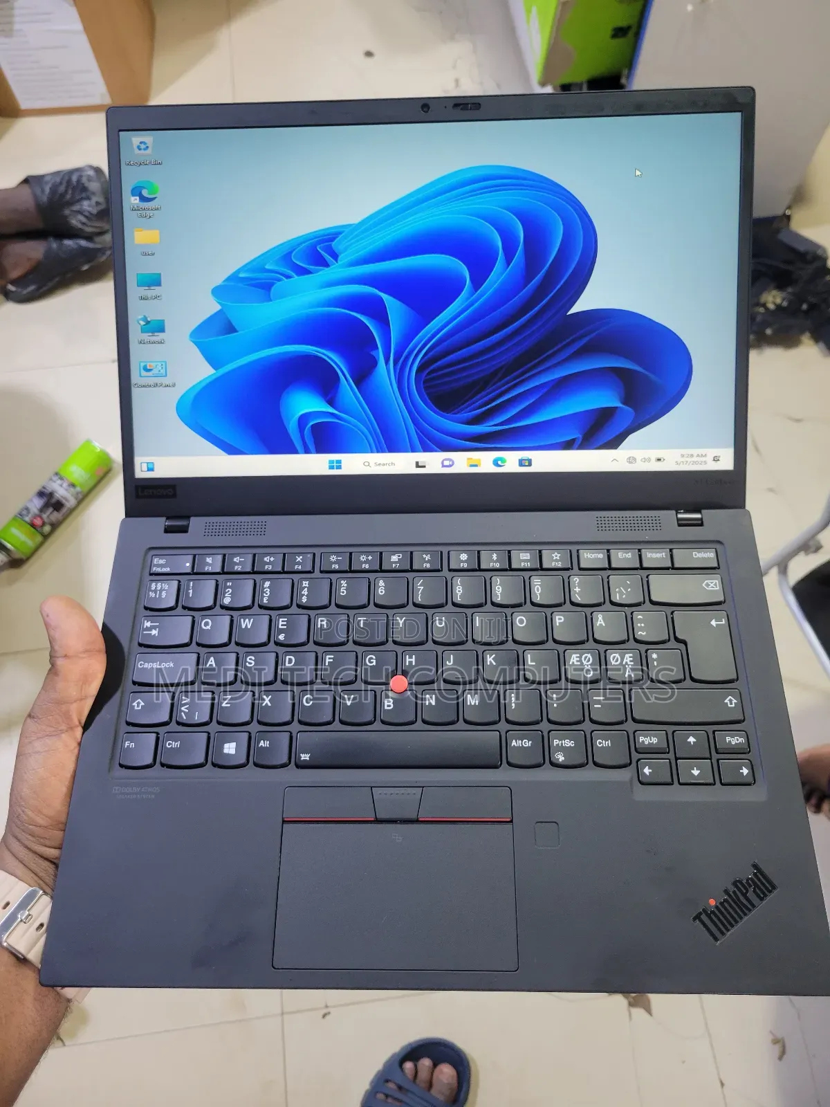Laptop Lenovo ThinkPad X1 Carbon 16GB Intel Core I5 SSD 512GB