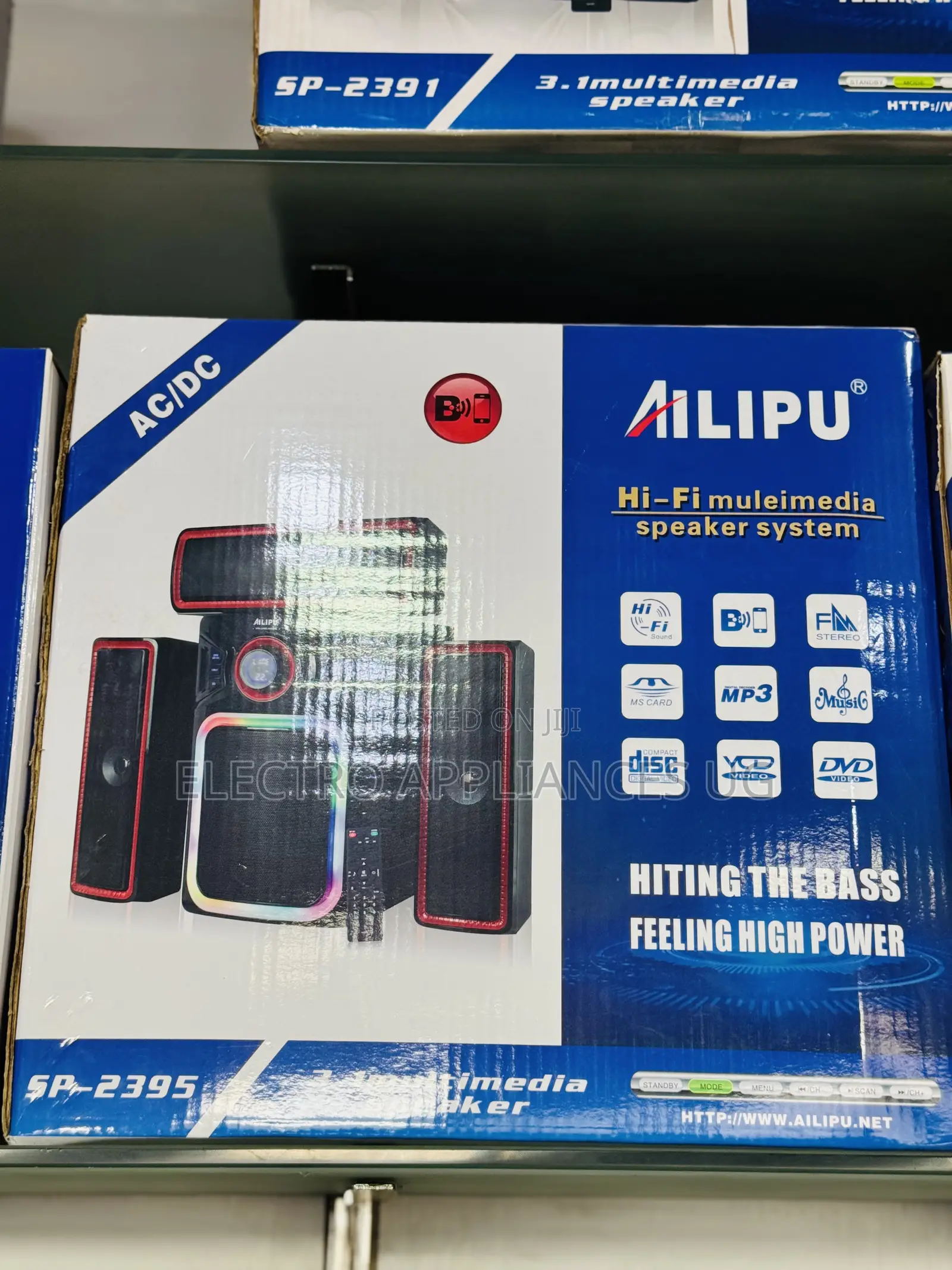 Ailipu Sp-2395 3.1 Ac/Dc Bluetooth Multimedia Woofer.