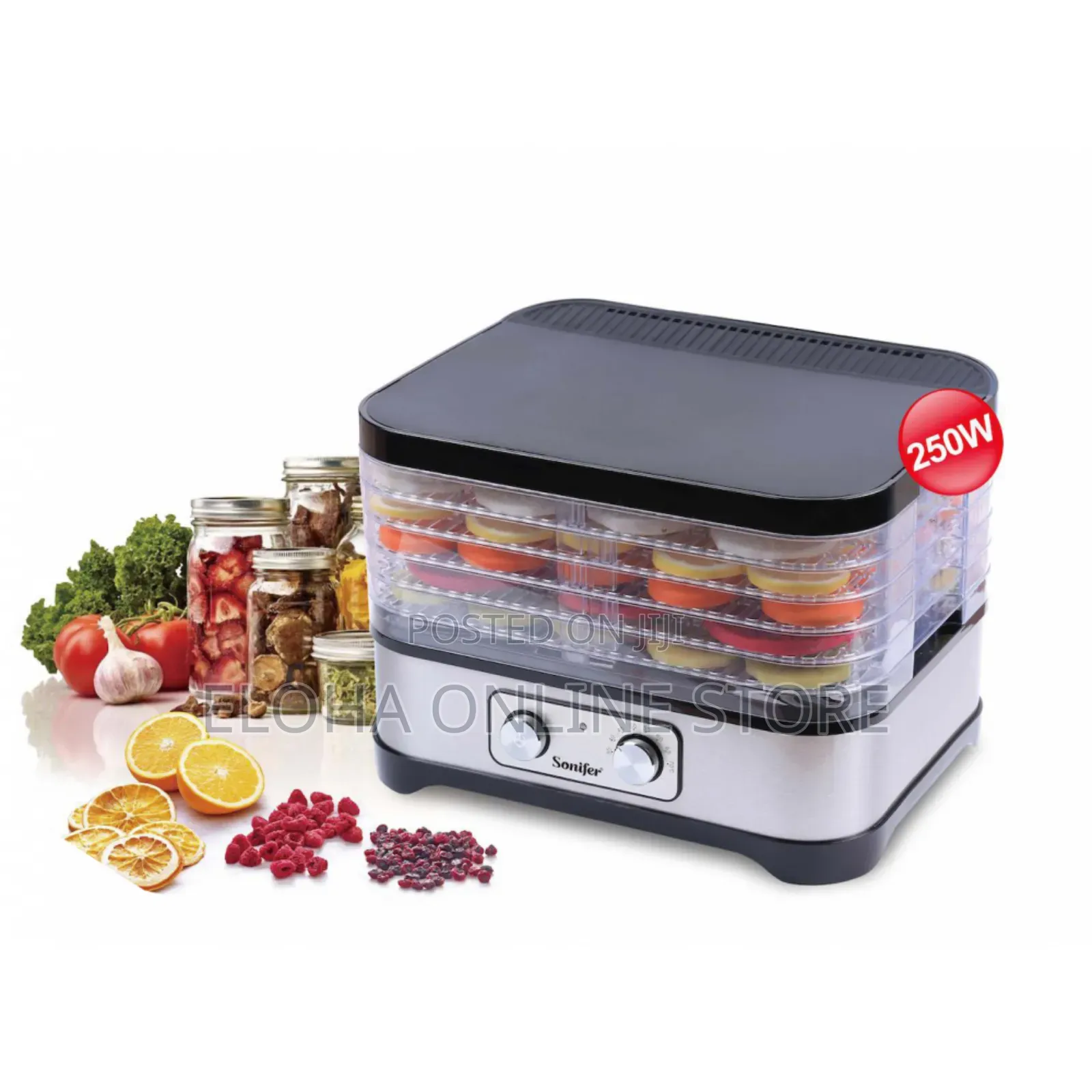 Sonifer Sf-4017 5 Layers Mini Electric Fruit Dryer