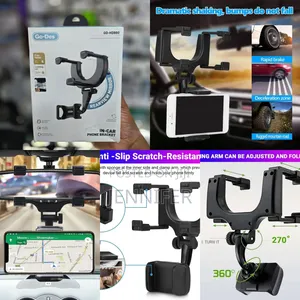Go Des Car Rearview Mirror Holder Phone Bracket
