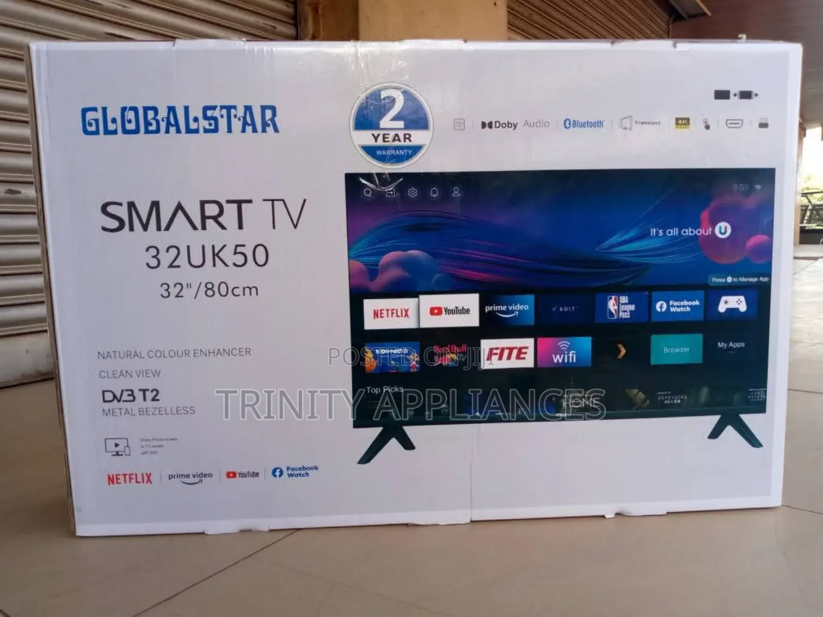 Globalstar 32 Inches Smart Tv With Bluetooth 32uk50.