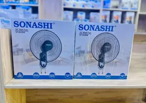 Sonashi Wall Fan Black 16 Inch