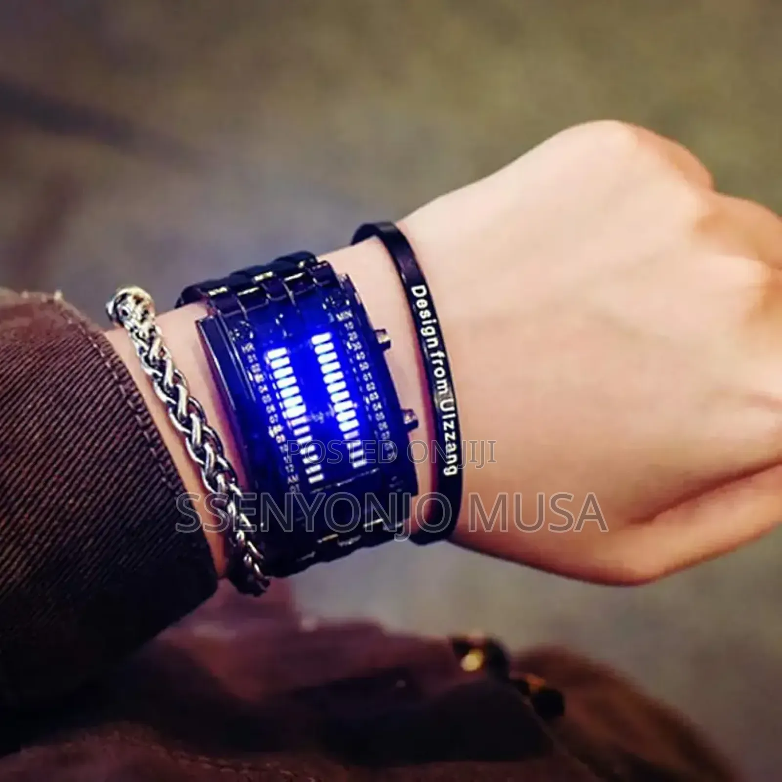 T-goer Men's Digital Led Watch - Stainless Steel Sports