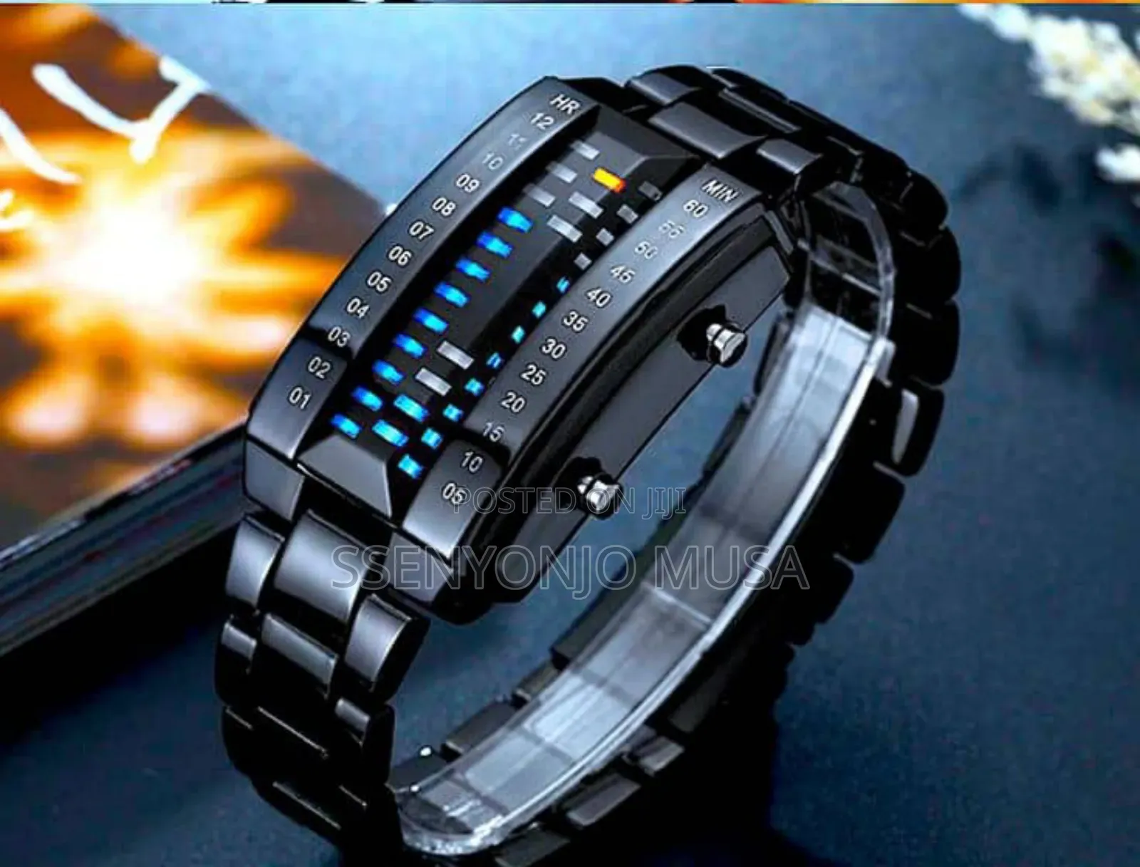 T-goer Men's Digital Led Watch - Stainless Steel Sports