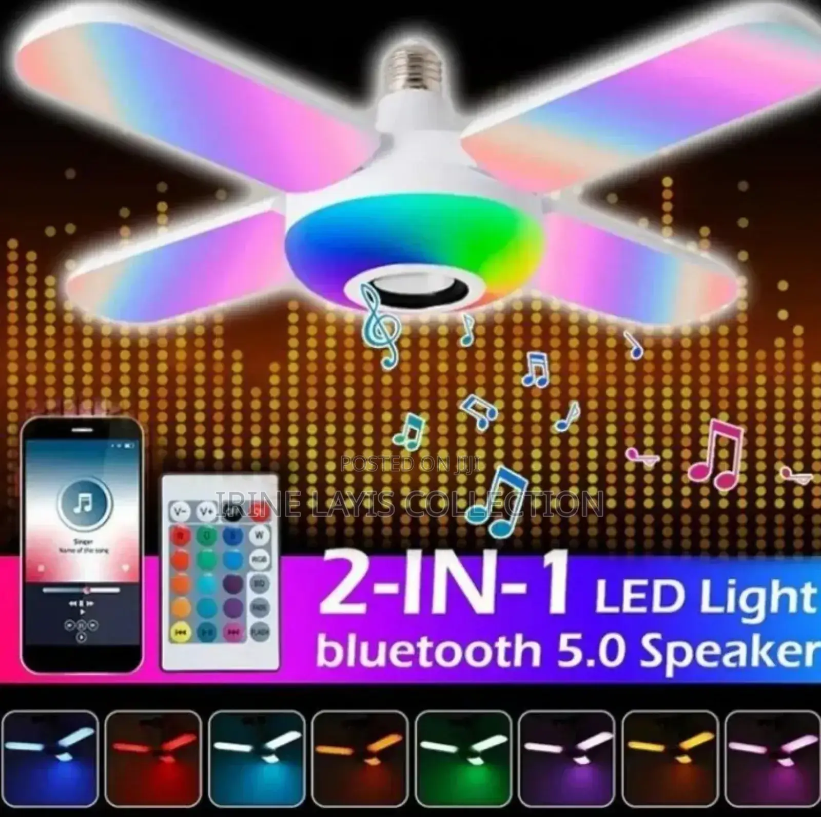 Bluetooth Music Bulb 2 in 1