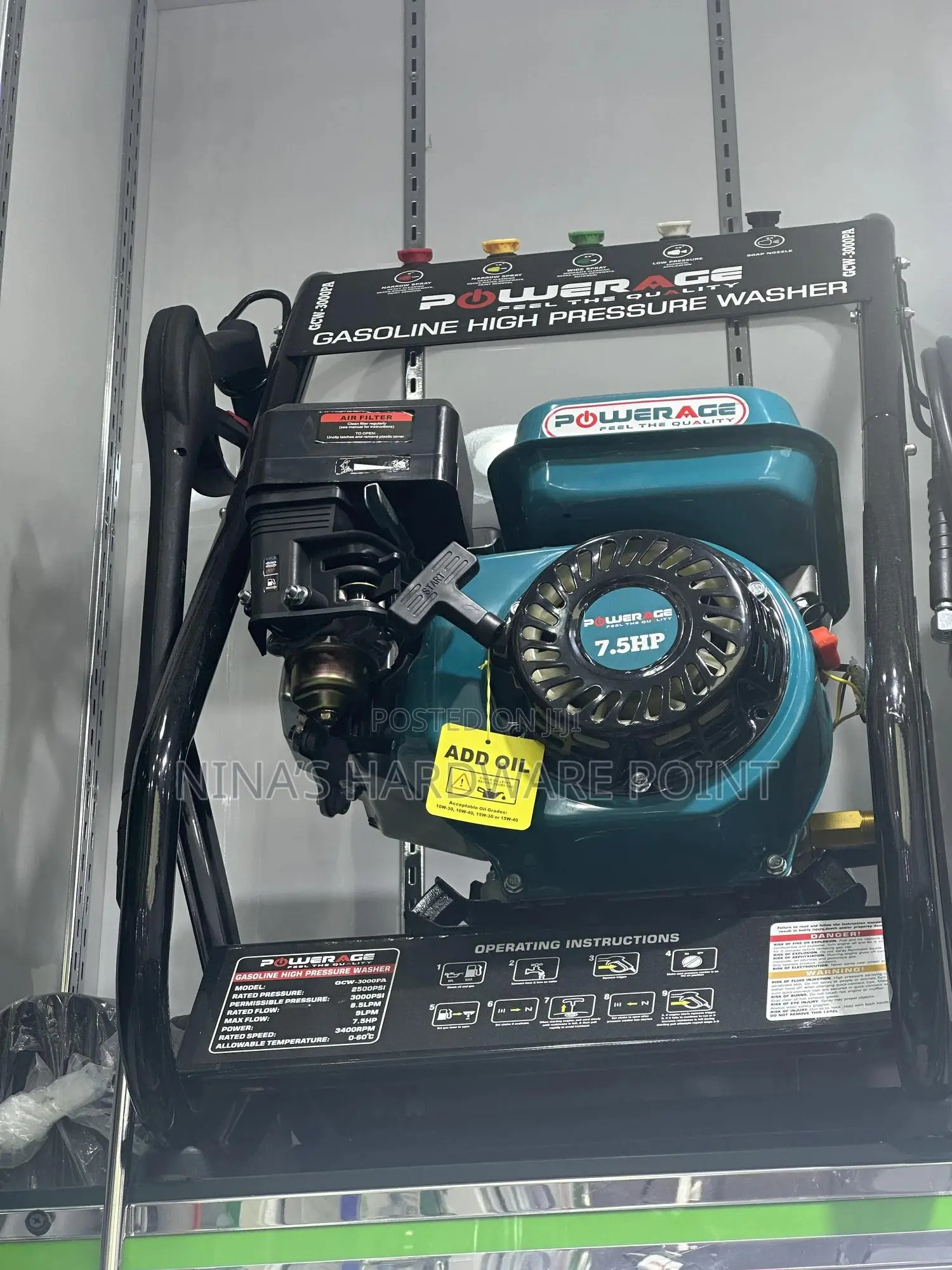 Heavy Duty Gasoline Pressure Washer / Car Washer