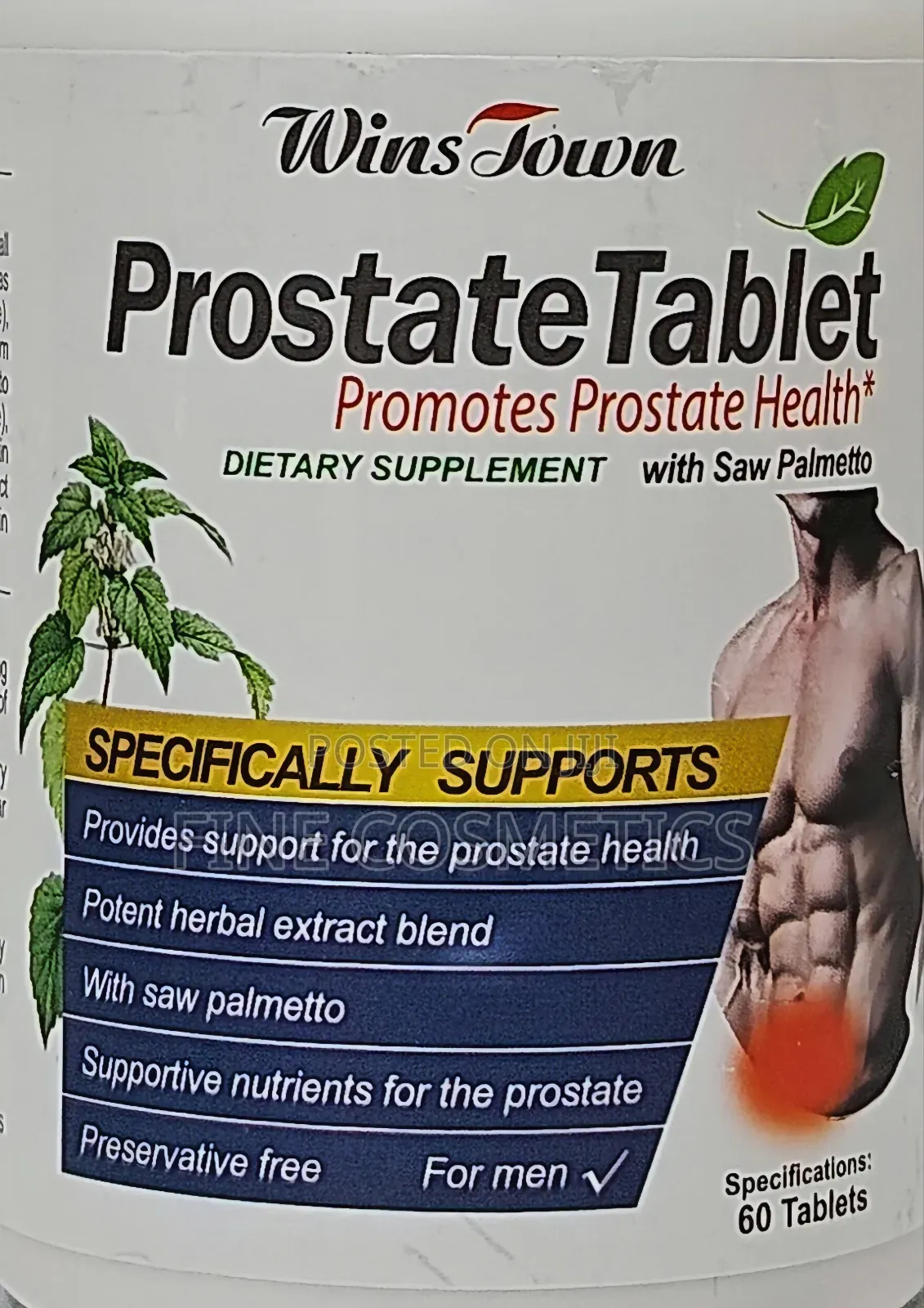 Prostate Tablets, Men's Healthy Enlarged Prostate Relief Care Pills
