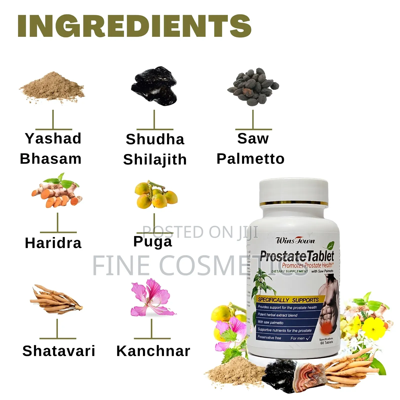 Prostate Tablets, Men's Healthy Enlarged Prostate Relief Care Pills