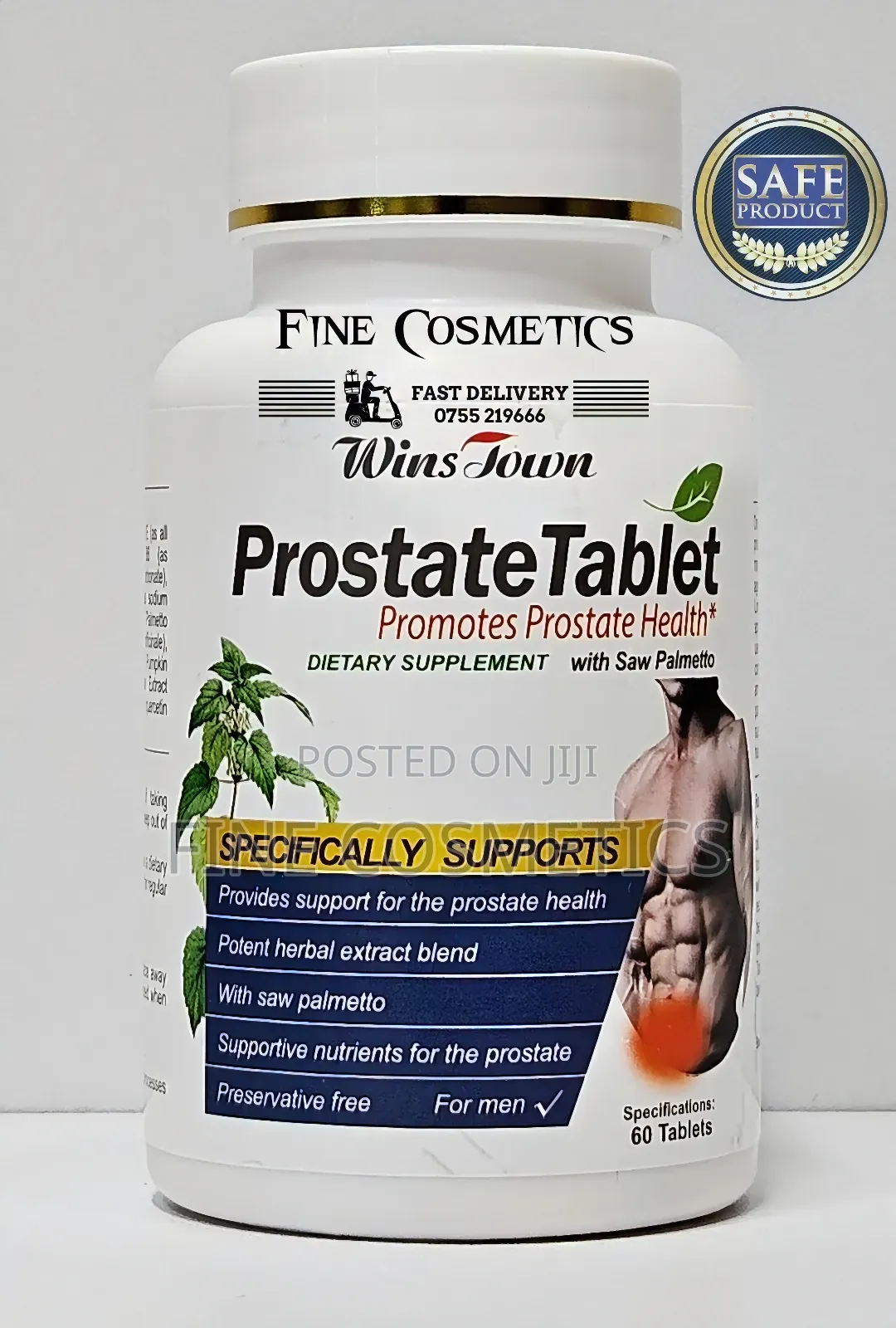 Prostate Tablets, Men's Healthy Enlarged Prostate Relief Care Pills