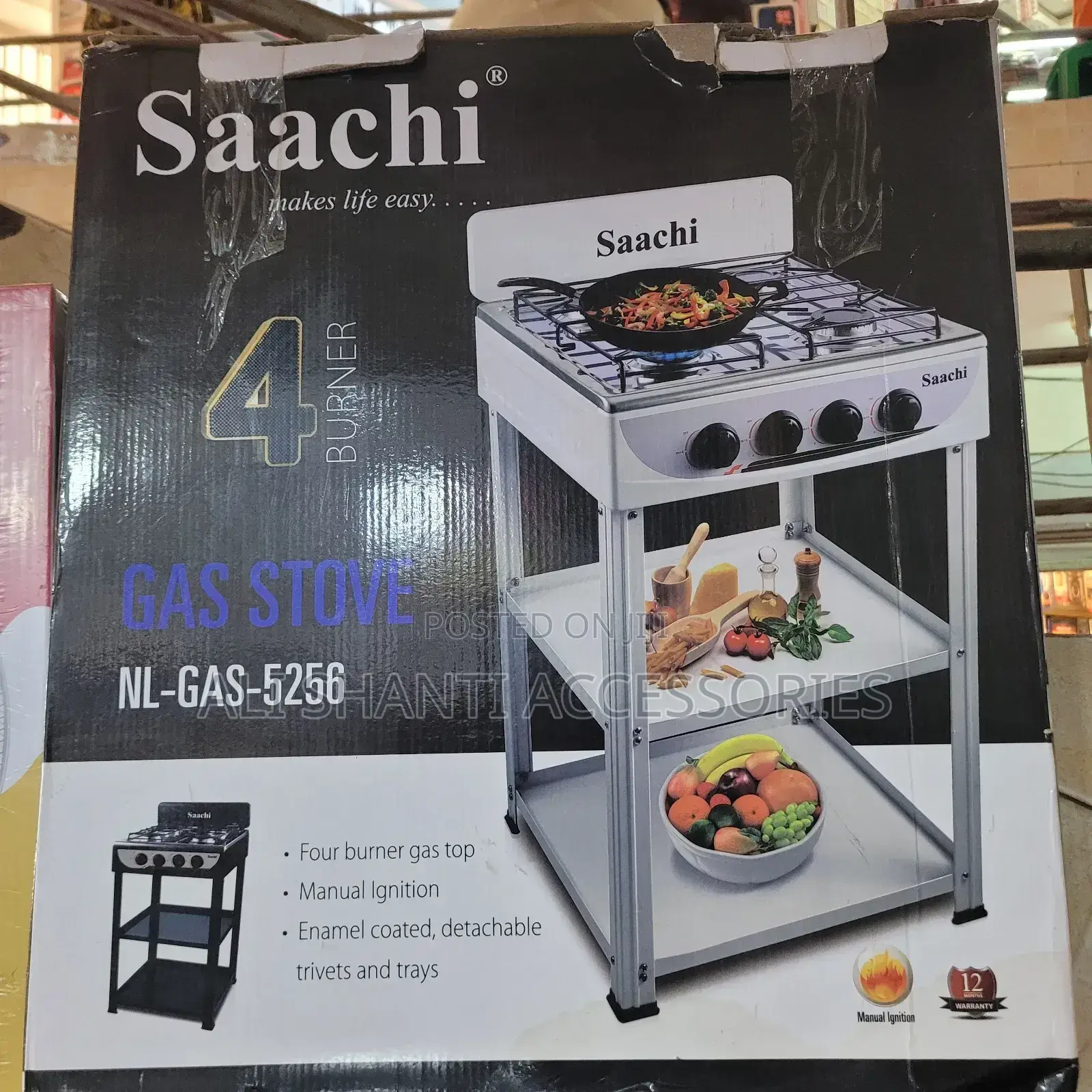 4 Burner Sach Gas Cooker