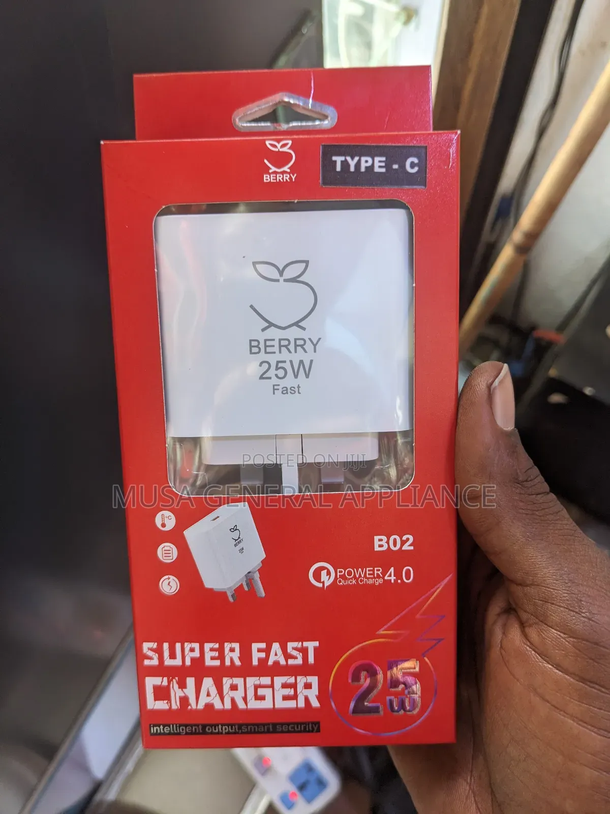 Type C 25w Berry Charger