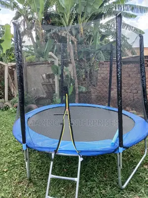 8ft Kids Play Yard Jumping Bouncing Trampoline