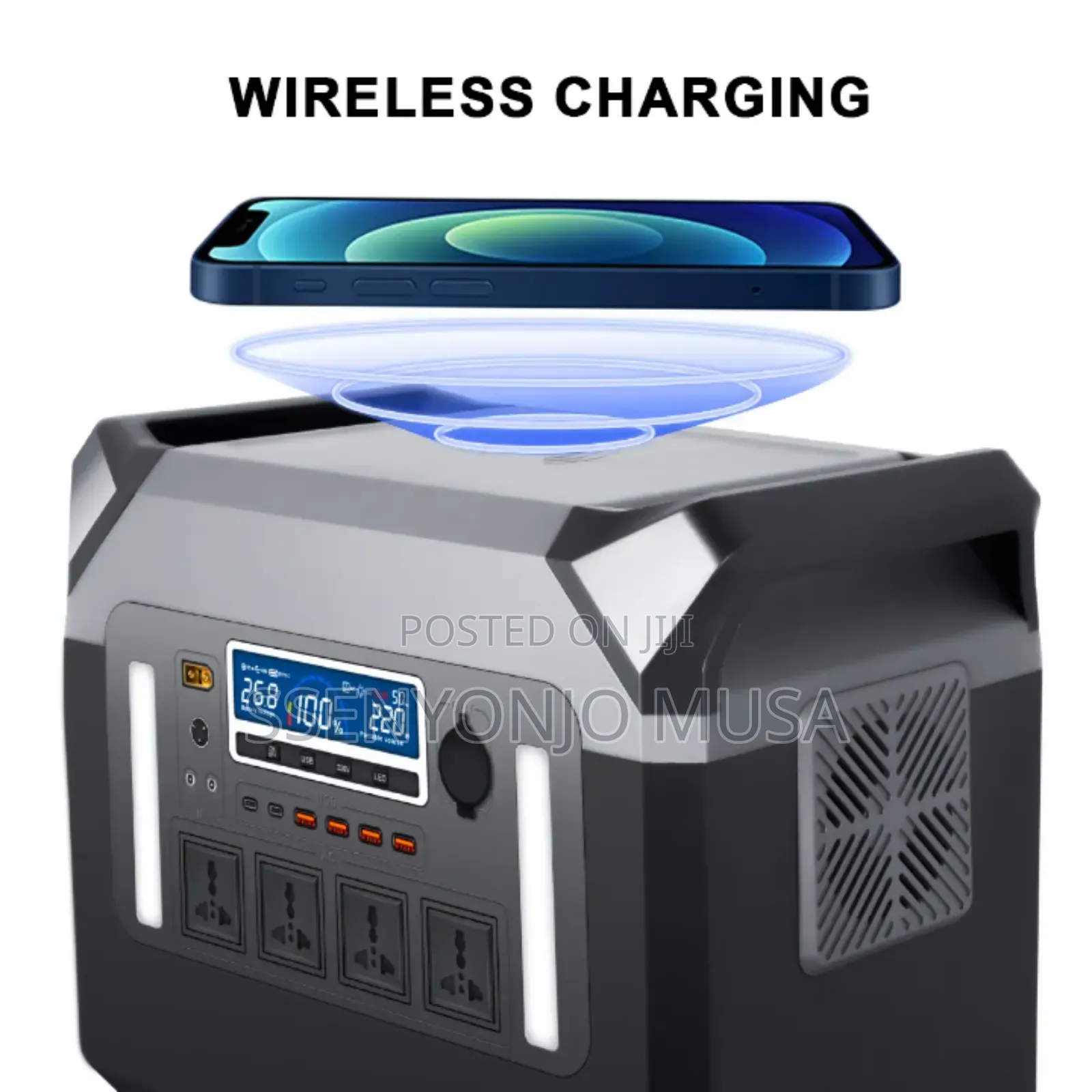 Portable Power Station 2000w Gh-2000-a-24v-a With Solar