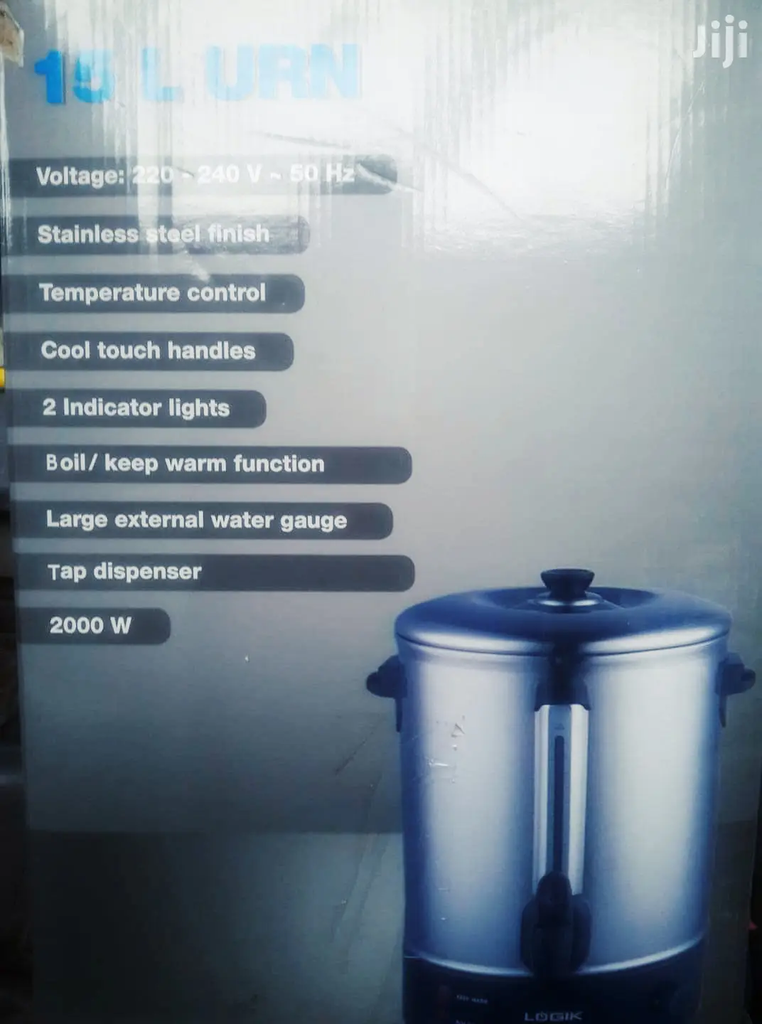 LOGIK 15litre Urn 2000W