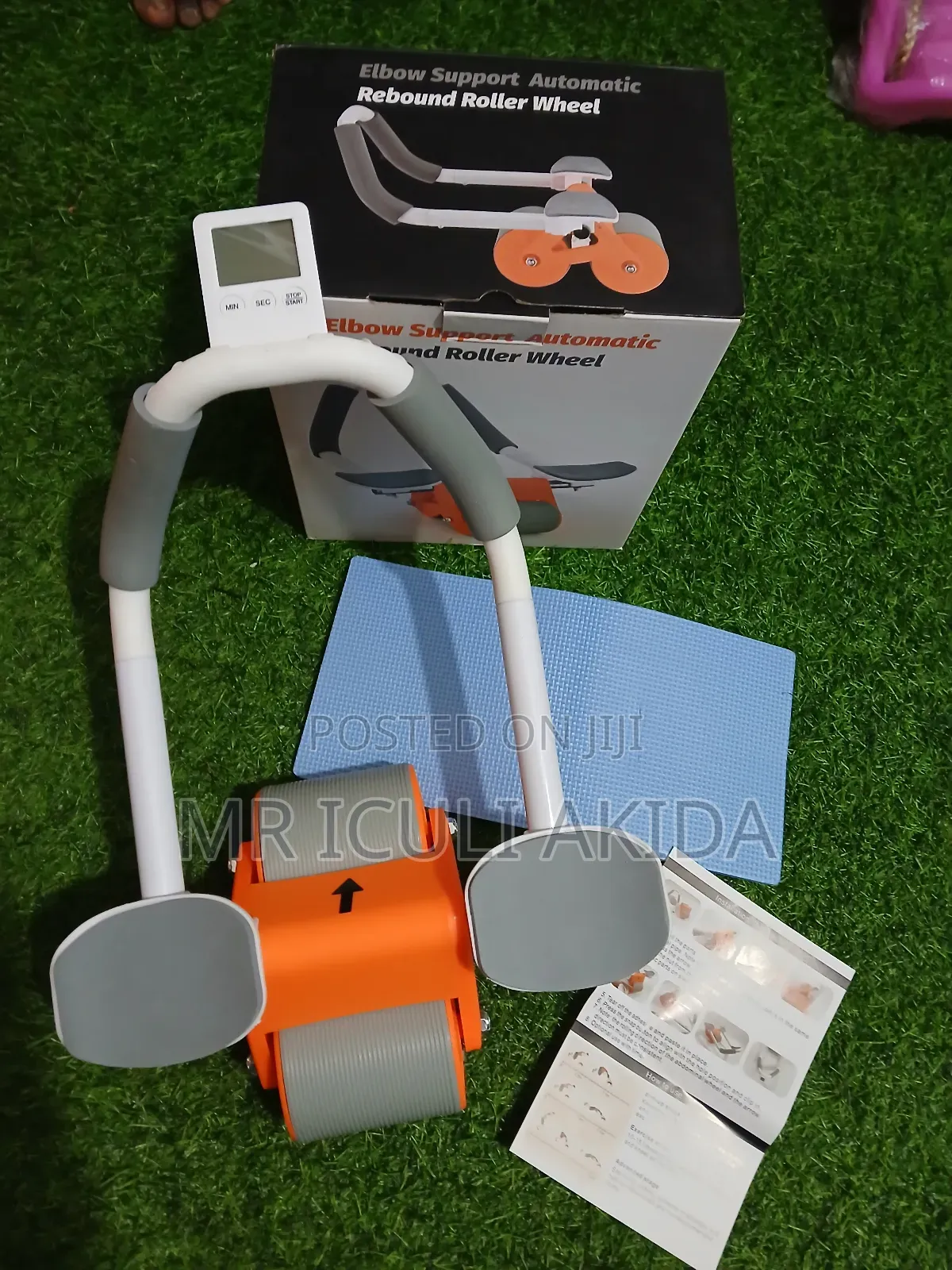 Elbow Suppor Ab Exercise Automatic Workout Rebound Wheel