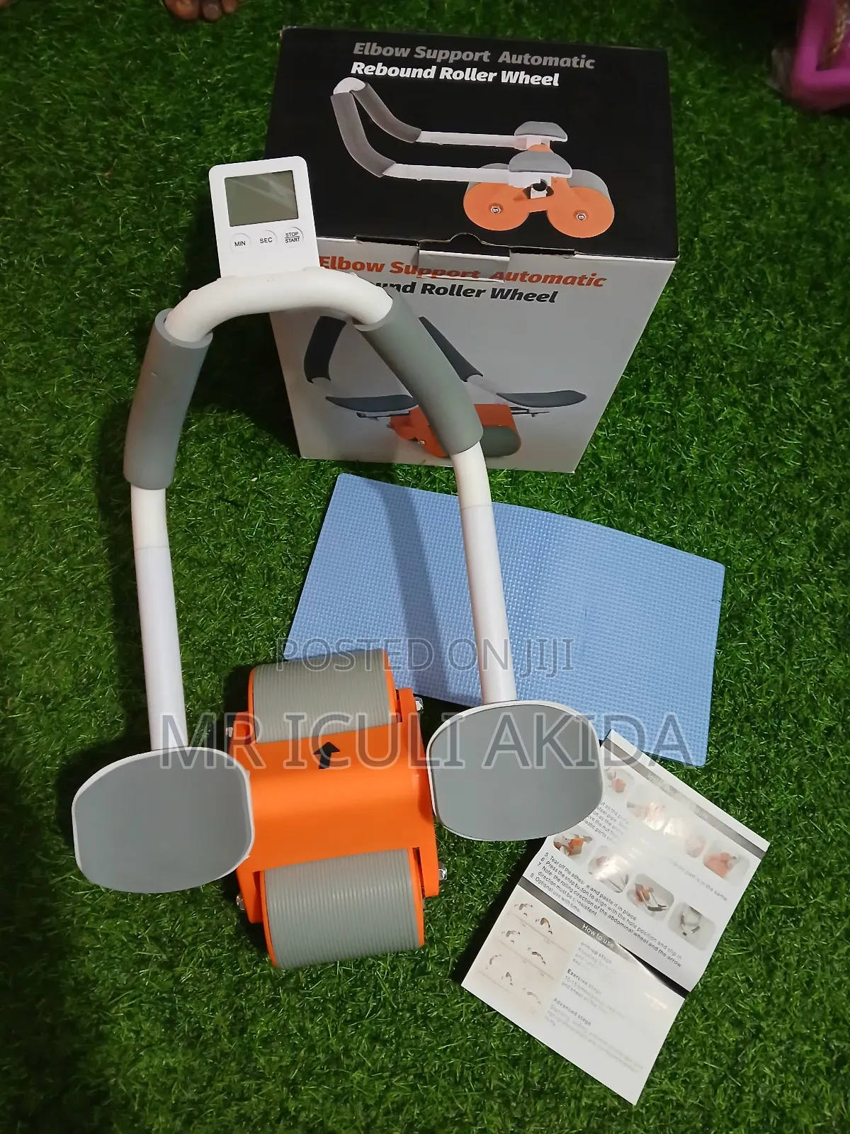 Elbow Suppor Ab Exercise Automatic Workout Rebound Wheel