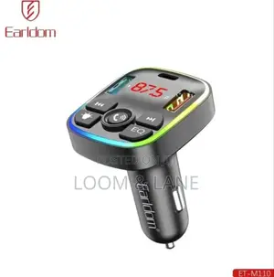 Earldom M110 4-in-1 Car Charger With Fm Transmitter