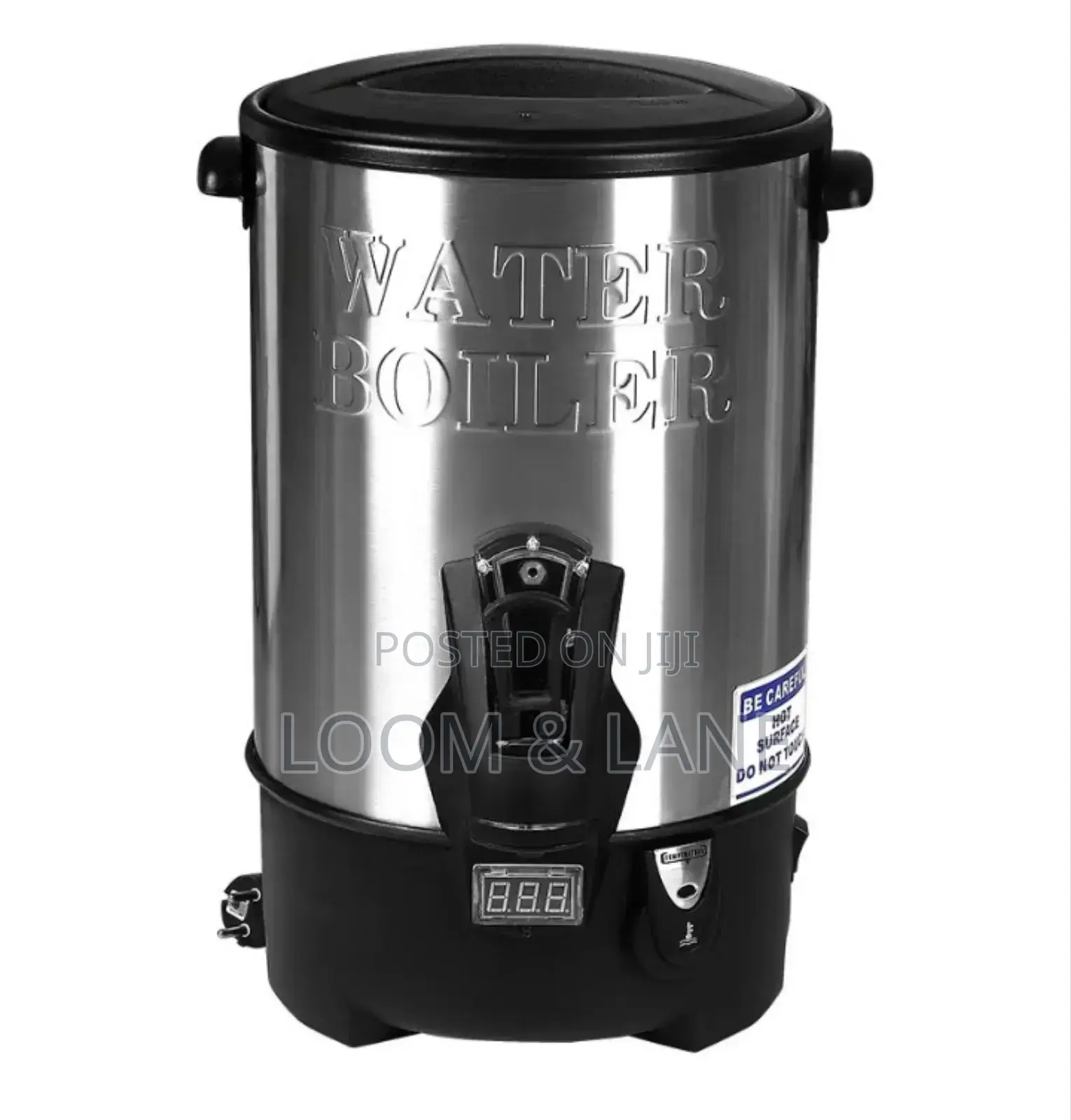 20l Commercial Hot Water Boiler Tea Warmer – Black Silver