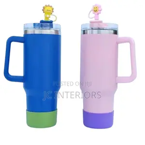 Stainless Steel Vacuum Mug With Handle and Accessories