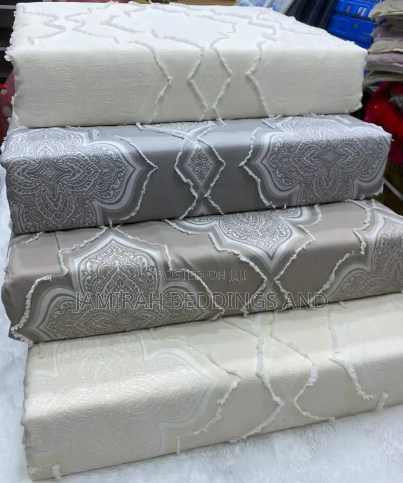 Dove Cover With Printed Flowers