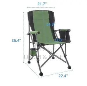 Wildout Portable Sturdy Folding Camping Chair Green