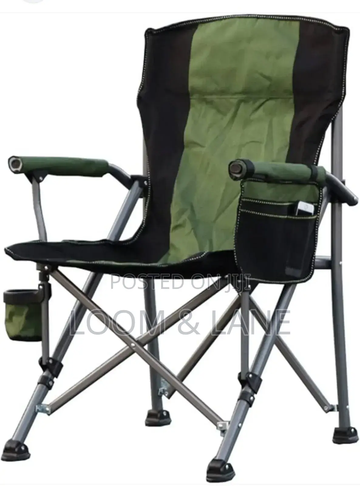 Wildout Portable Sturdy Folding Camping Chair Green