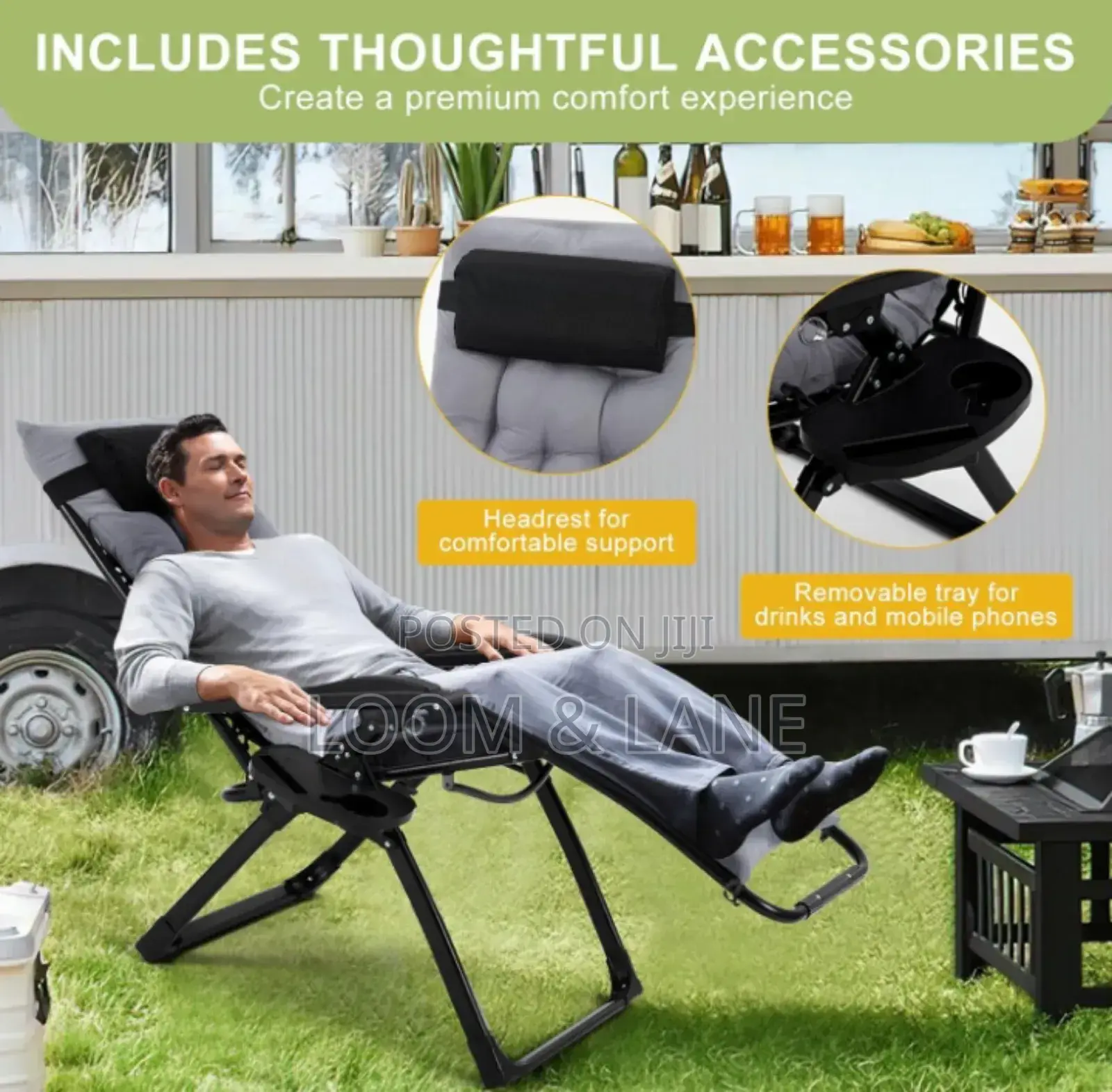 Multifunction Zero Gravity Foldable Chair