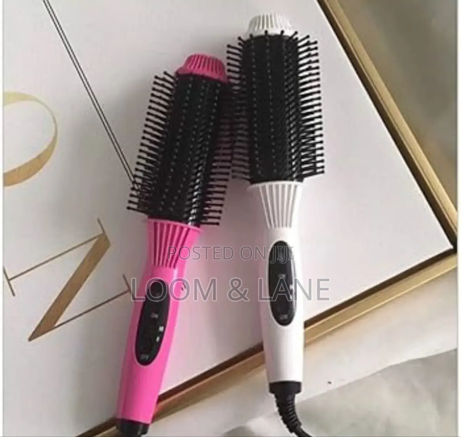 2-in-1 Hair Straightener Brush Comb, Wet or Dry Fast Heat