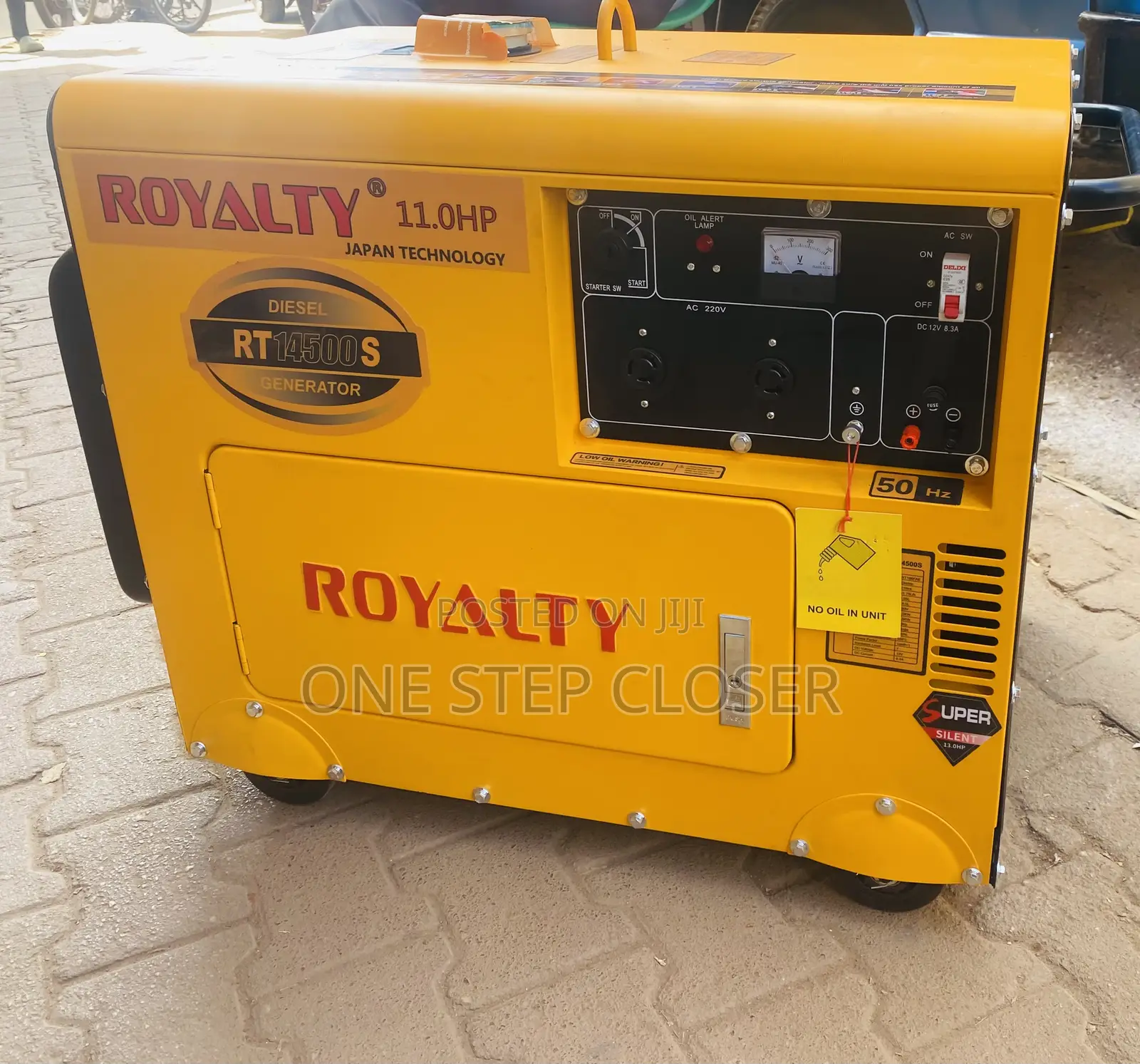 8kva Silent Generator Royalty Brand Japanese Make