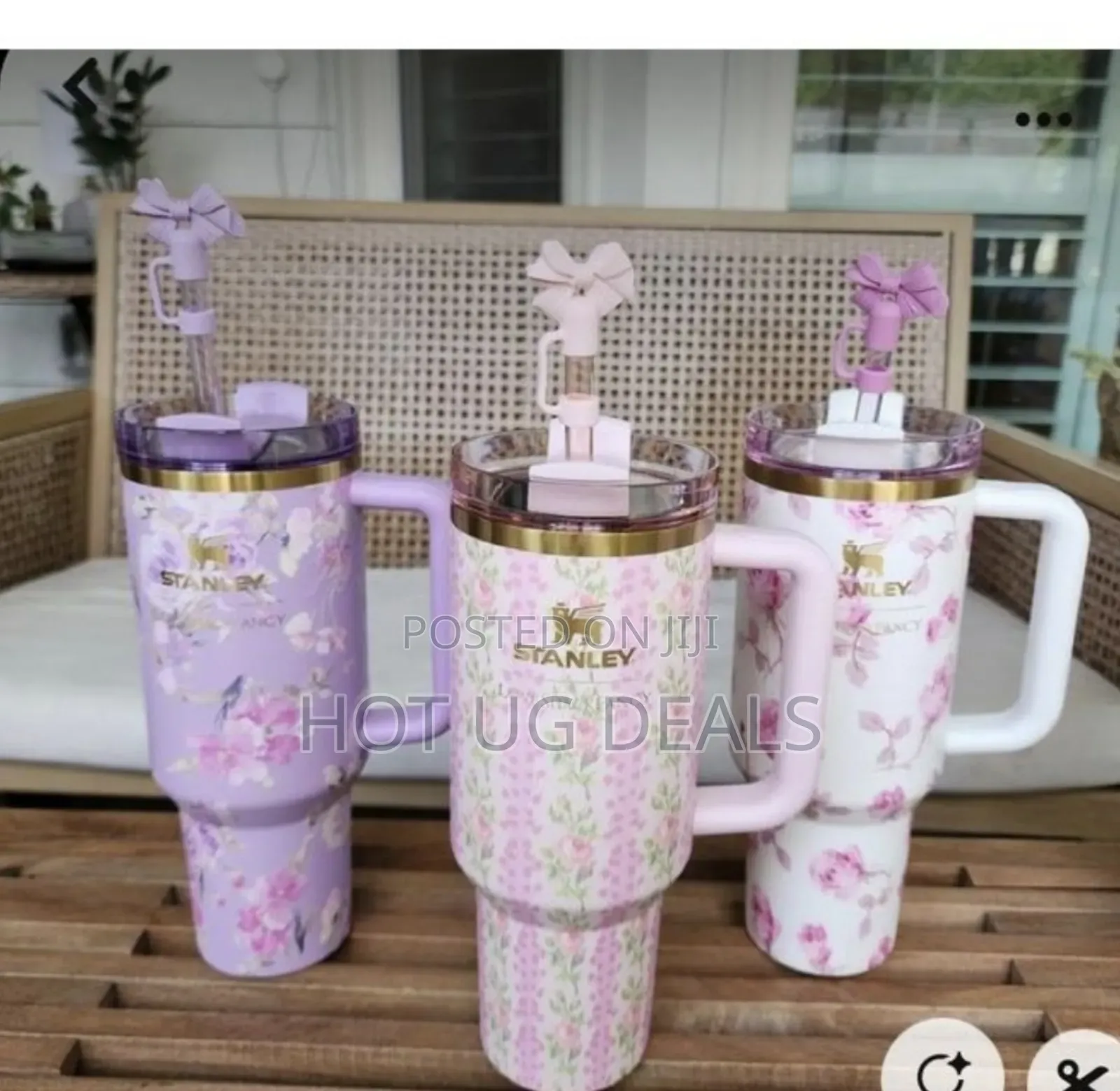 Stanley Love Shack Fancy Tumbler With Straw And Handle