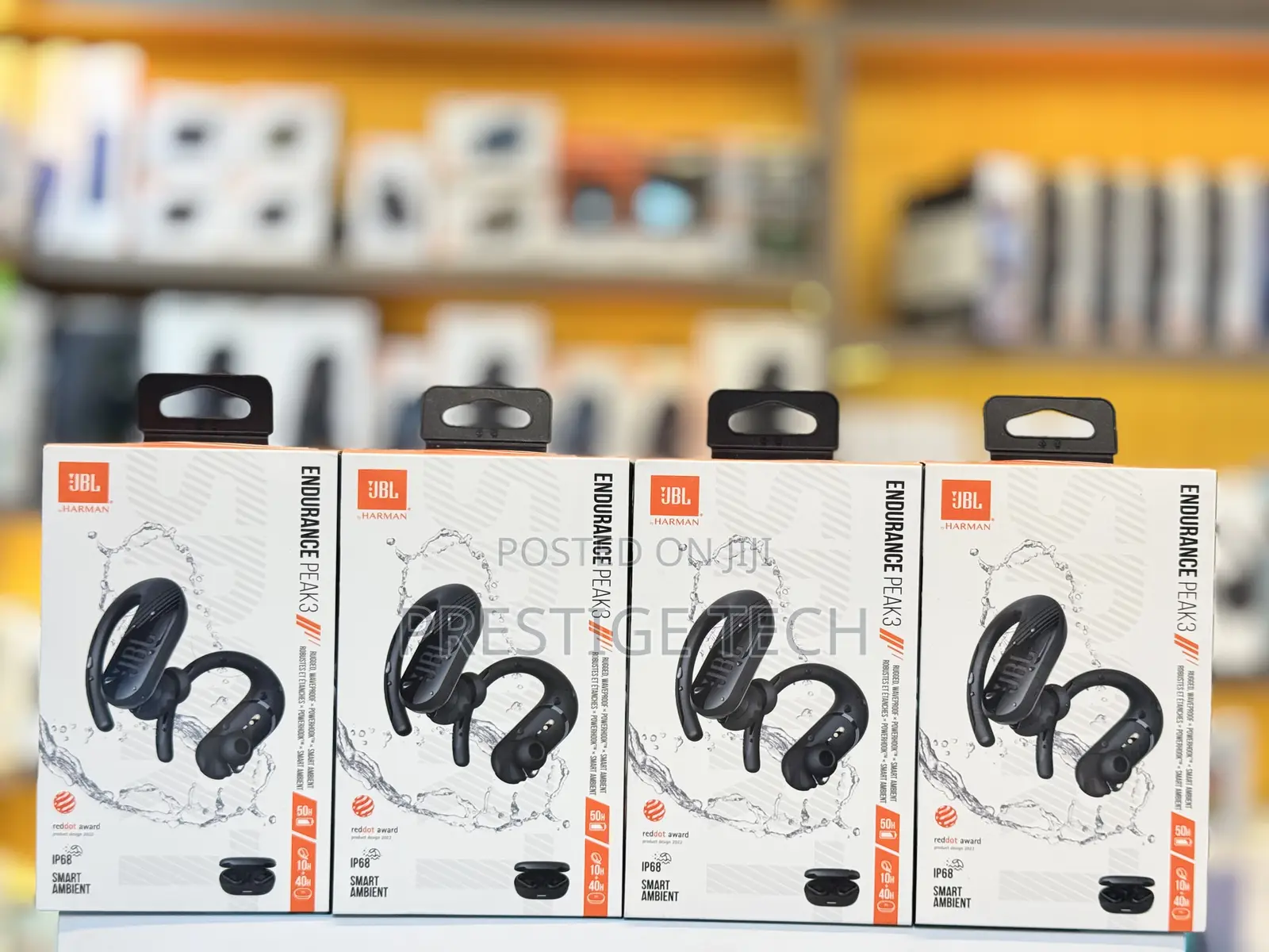 Jbl Endurance Peak 3 Sport Earbuds With Earhook, Waterproof
